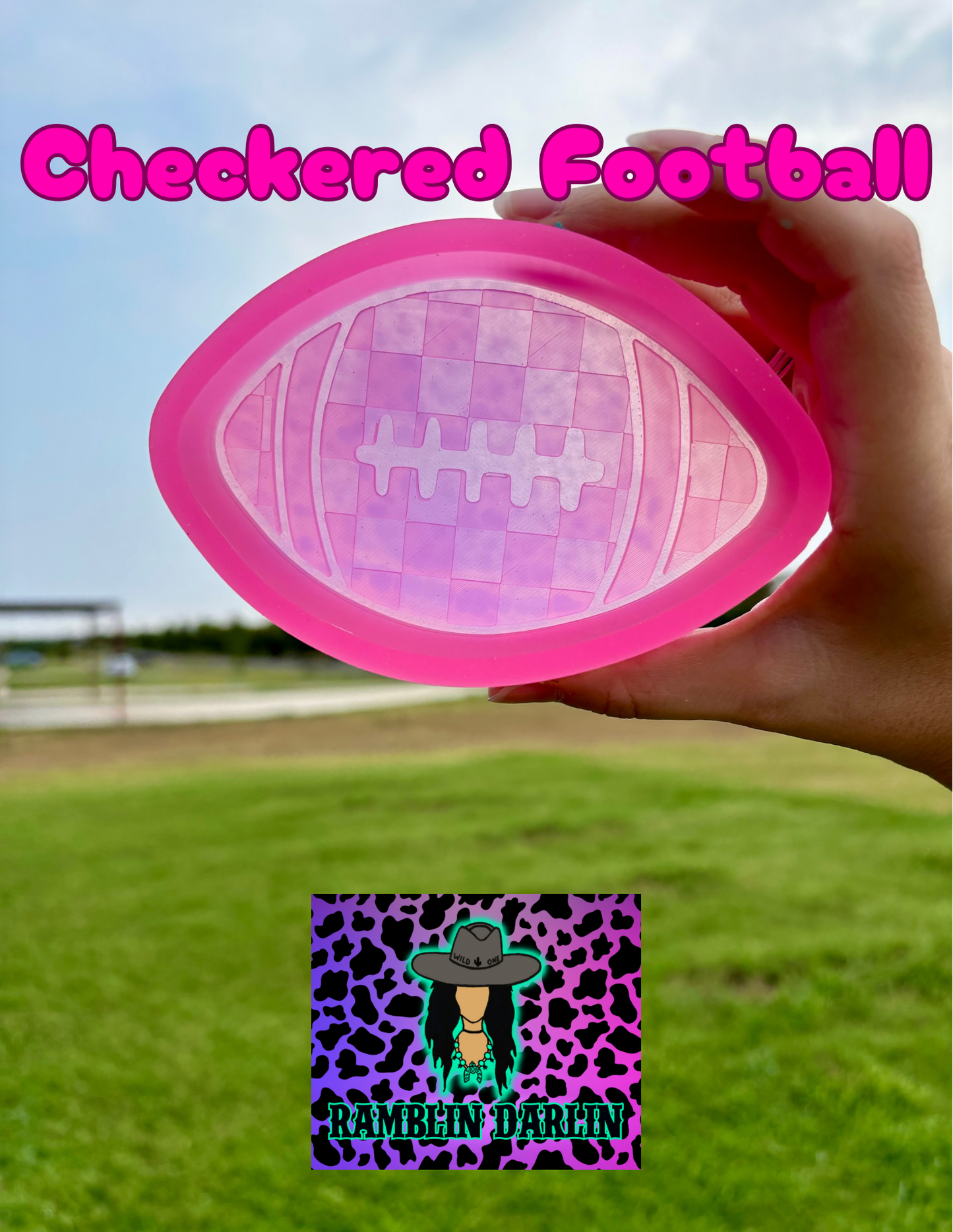 Checkered Football Mold