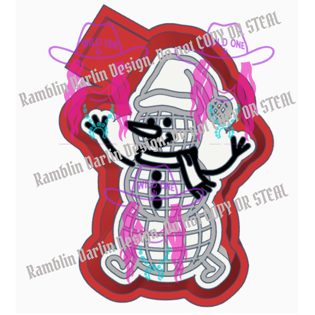 Disco Ball Snowman STL files