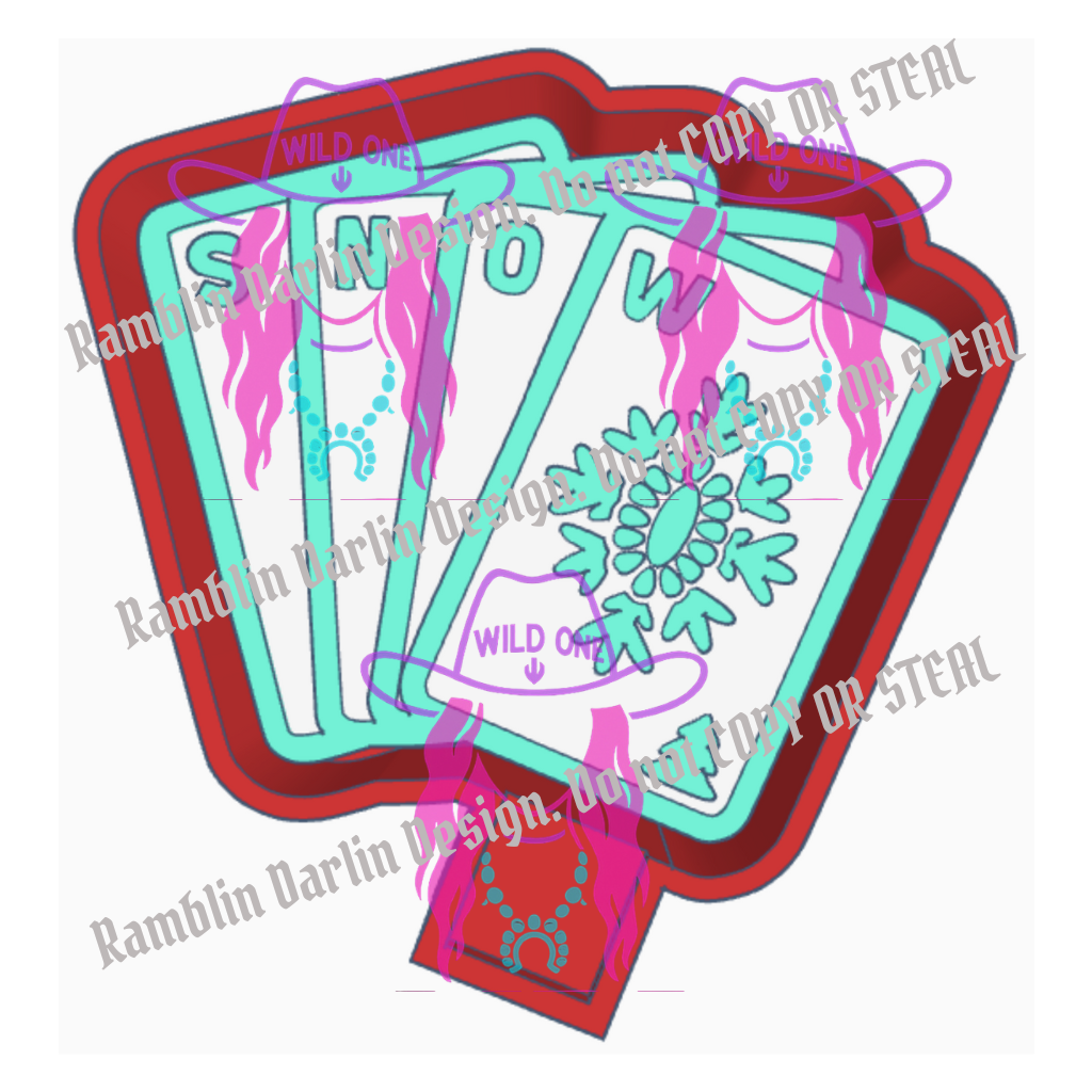 Snow Cards STL files