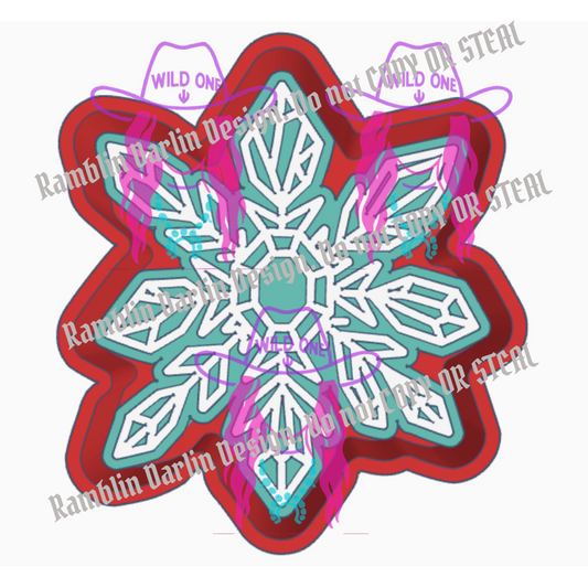 Crystal Snowflake STL files