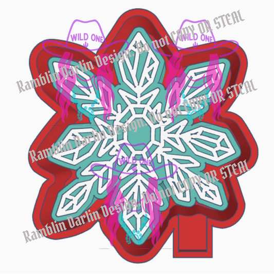 Crystal Snowflake STL files