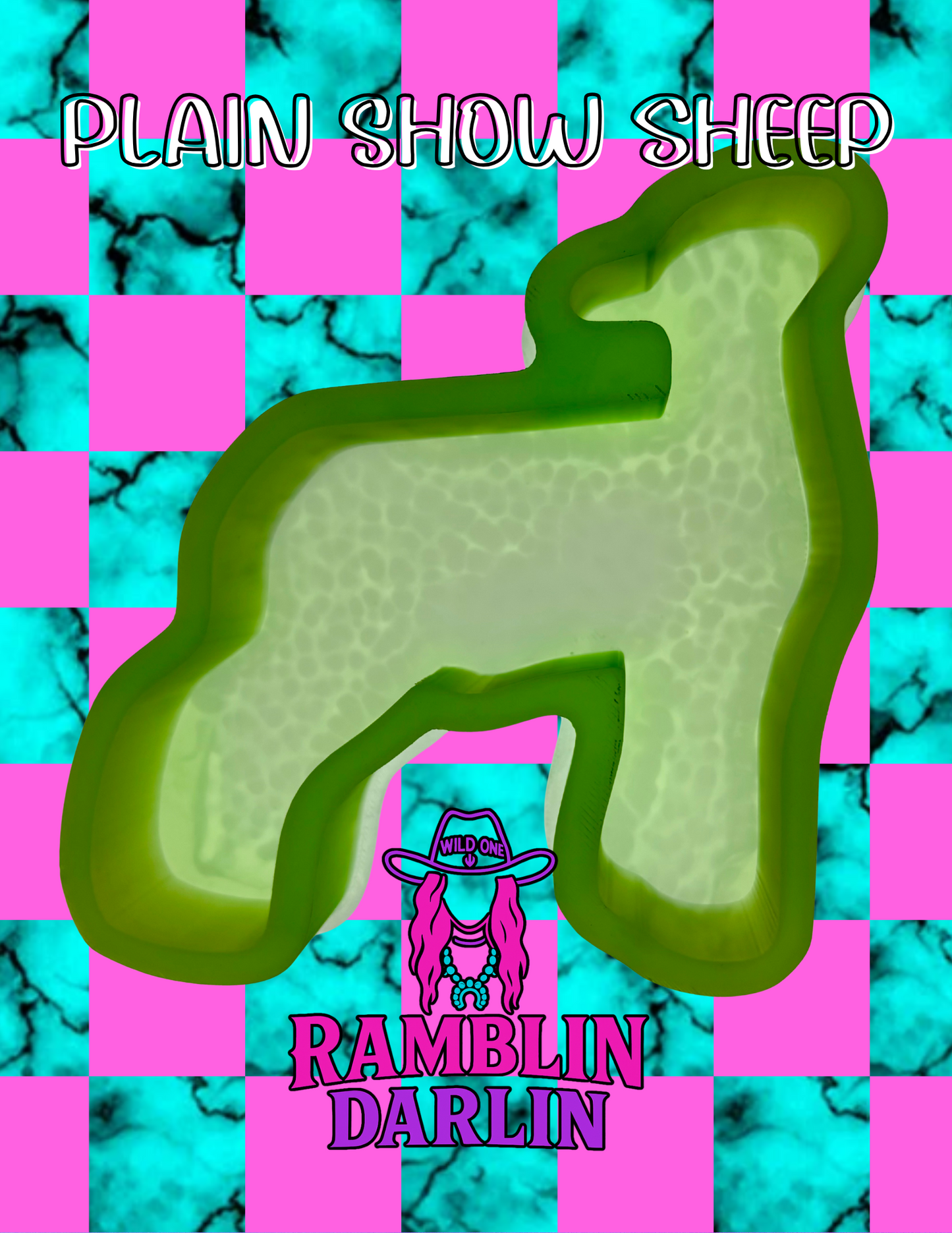 Plain Show Sheep Mold