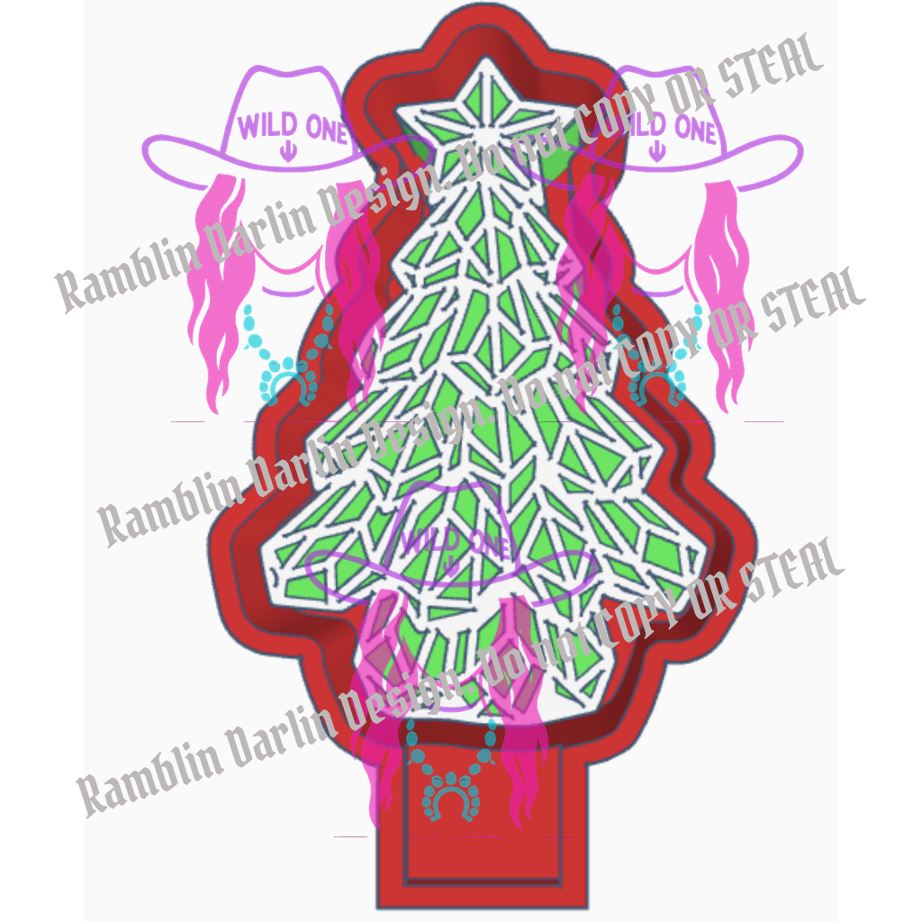 Crystal Christmas Tree STL files