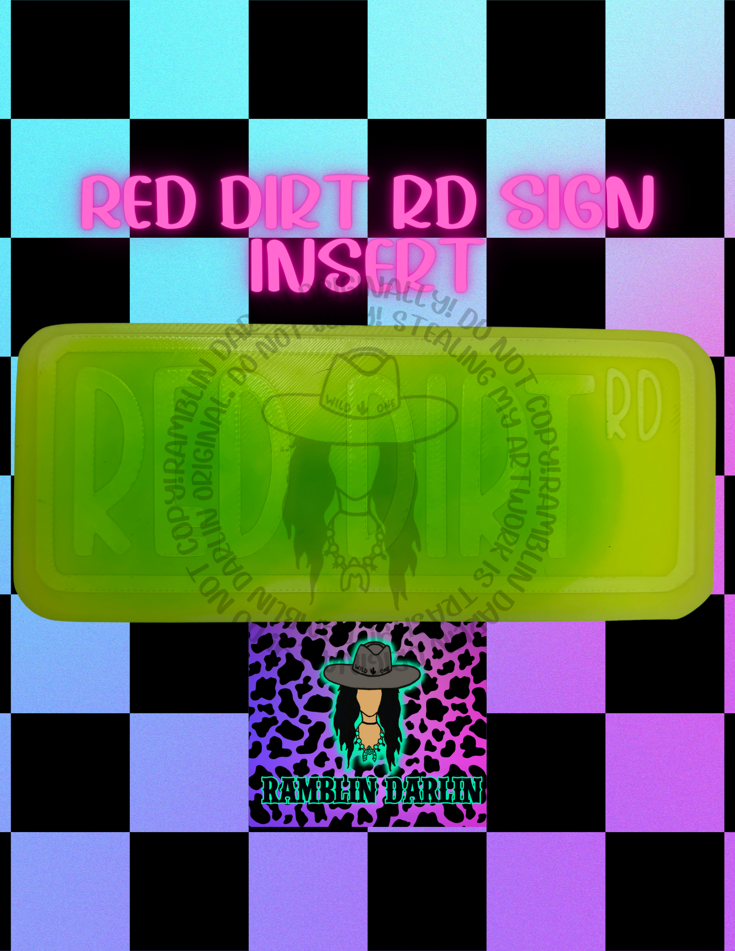 Street Sign Insert Mold