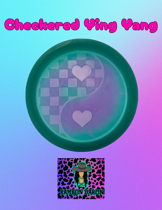 Checkered Ying Yang Mold