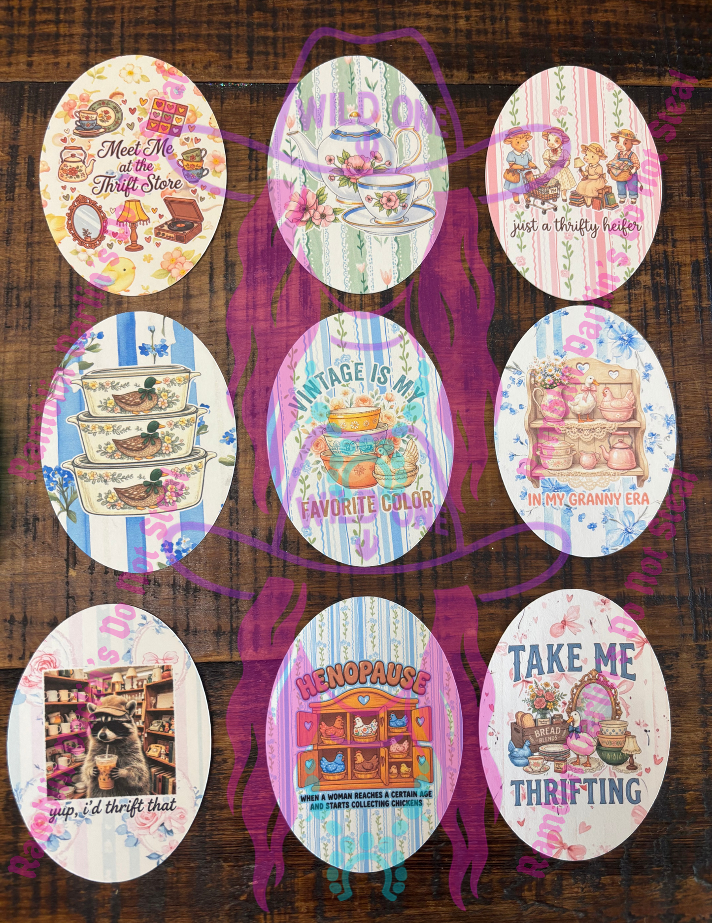 Oval Jewelry Frame Cardstock (10pk)