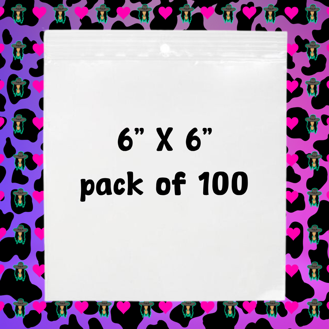 6x6 Polypropylene Bags (100 pk)