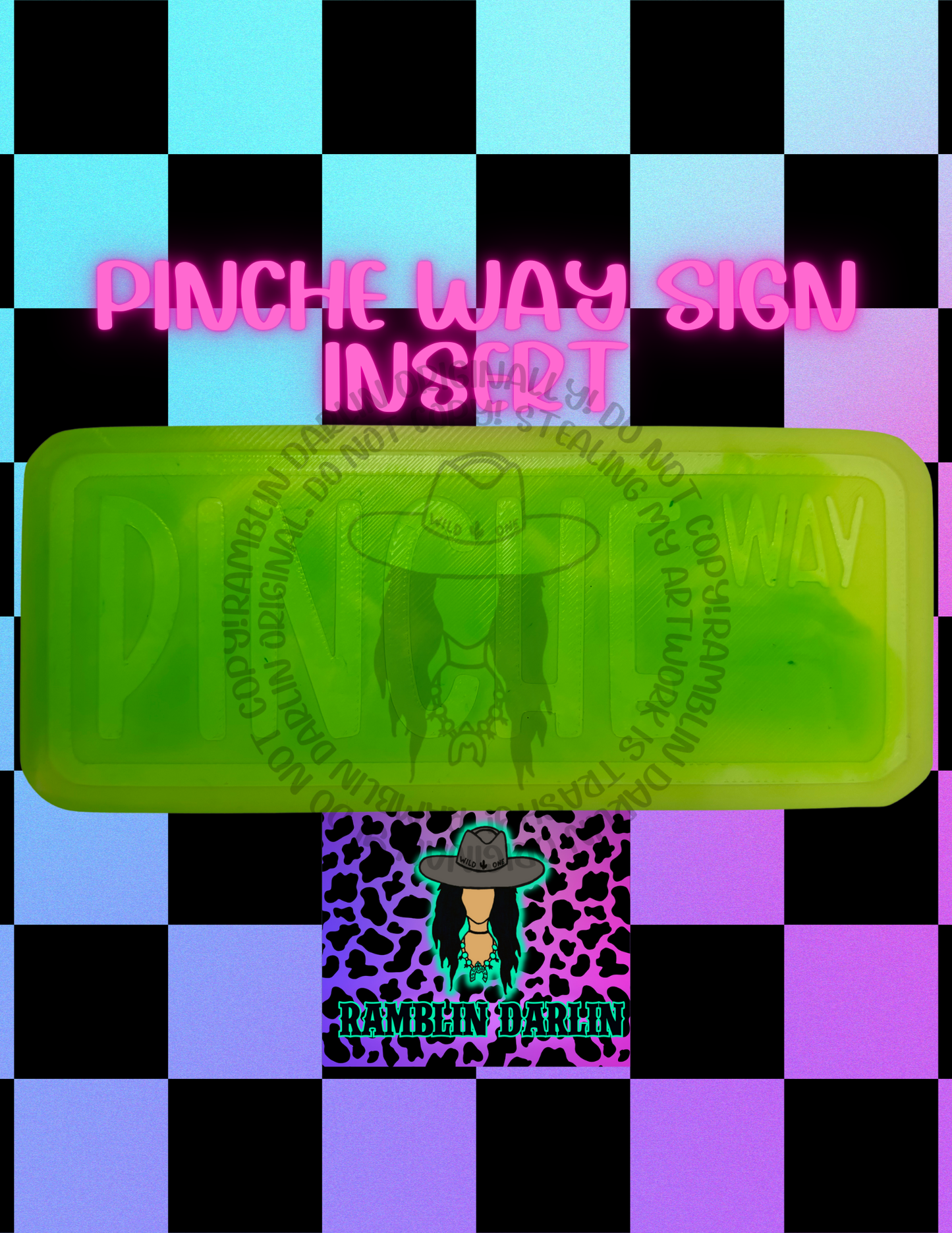 Street Sign Insert Mold