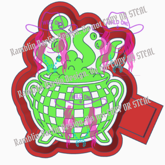 Checkered Cauldron STL files