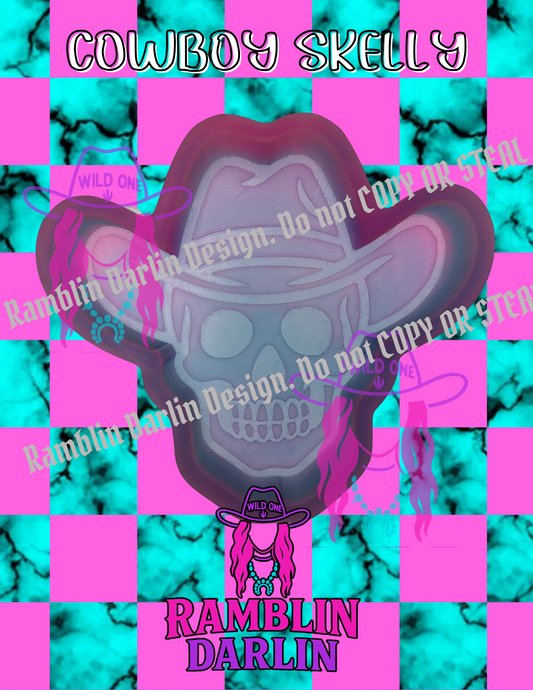 Cowboy Skelly Mold