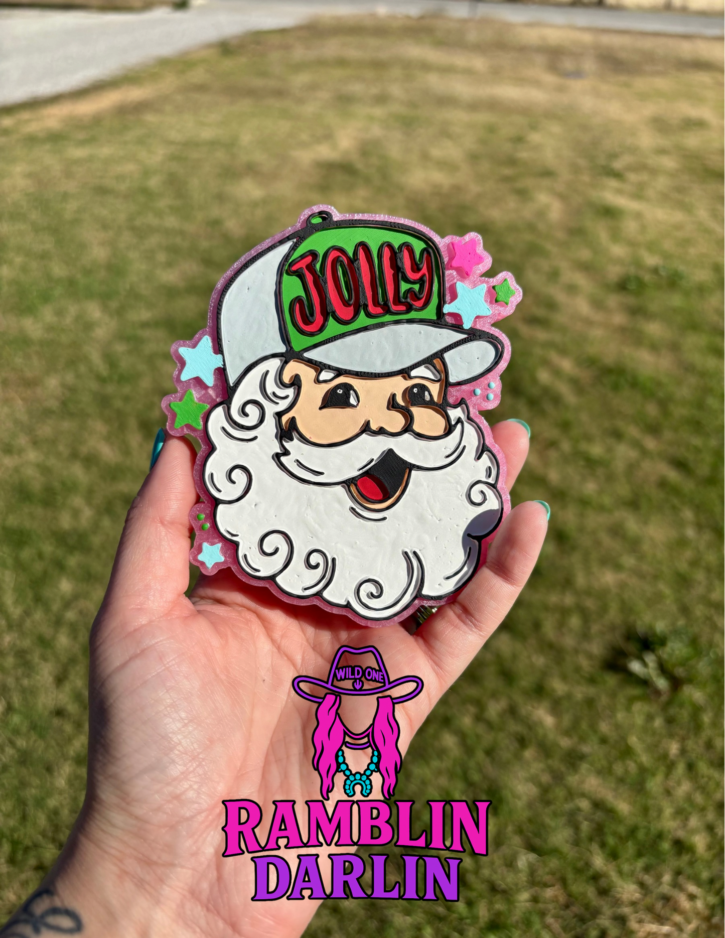 Jolly Trucker Hat Santa Mold