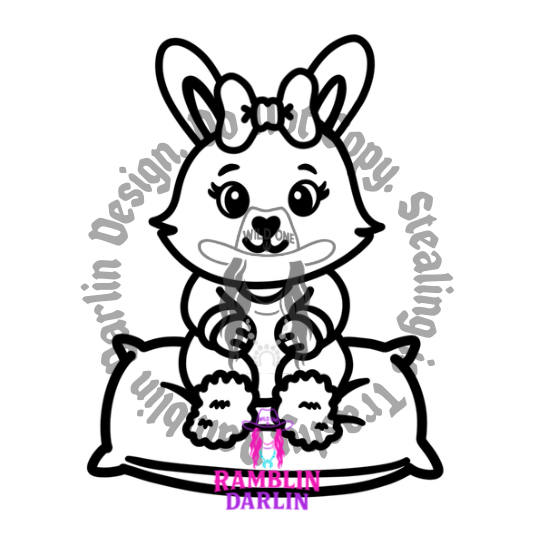 Fuzzy Socks Bunny PNG file