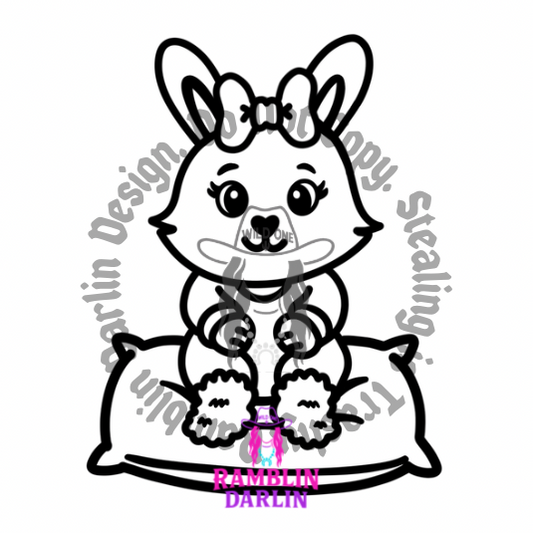 Fuzzy Socks Bunny PNG file