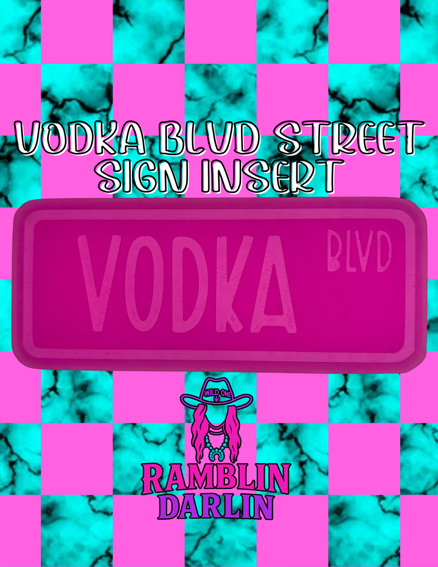 Street Sign Insert Mold