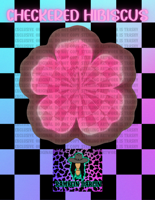 Checkered Hibiscus Mold