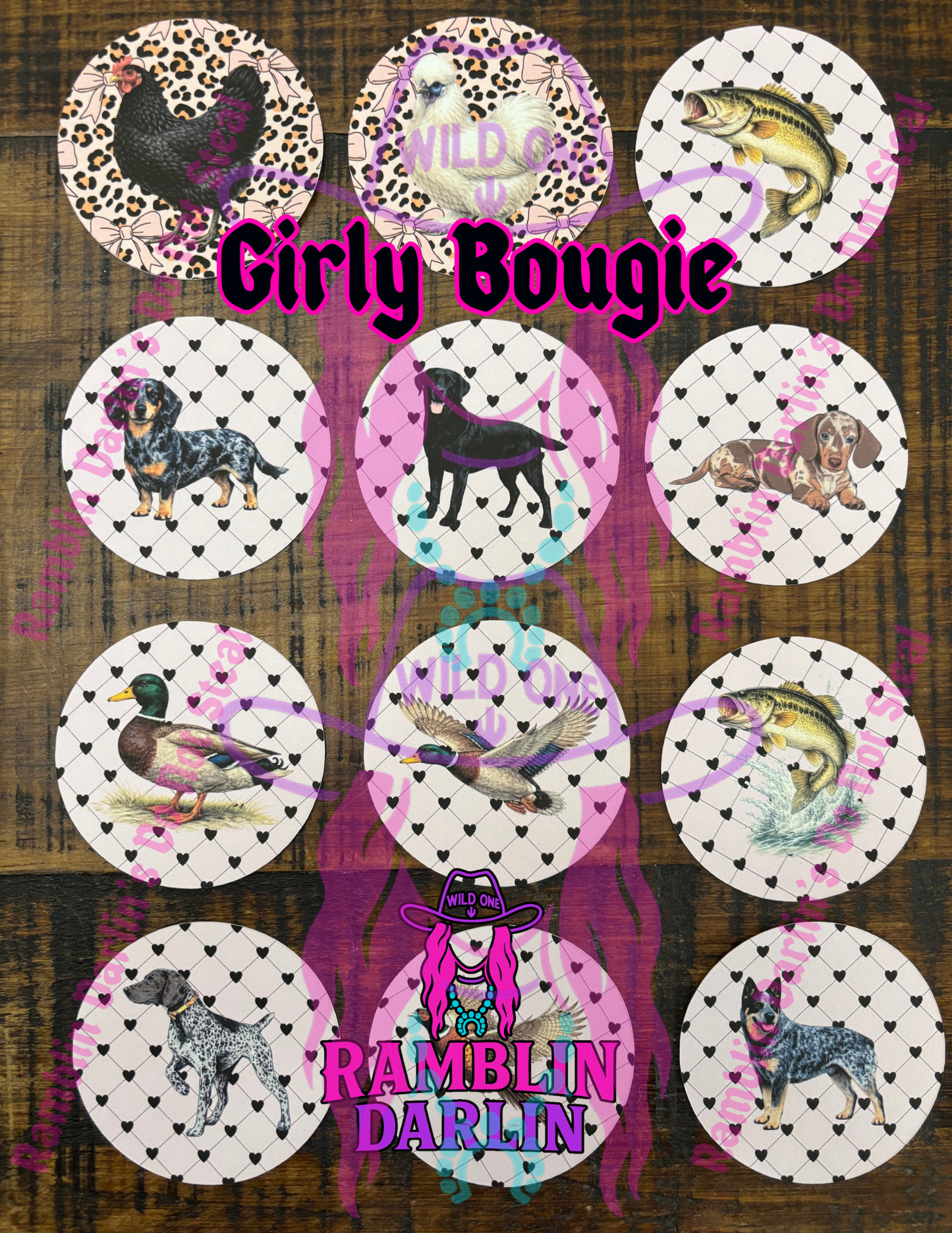 Round/Circle Cardstock Random (10pk)