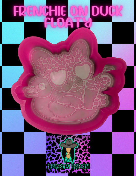 Frenchie On Floaty Mold