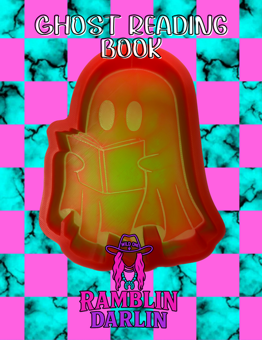 Ghost Reading A Book Mold