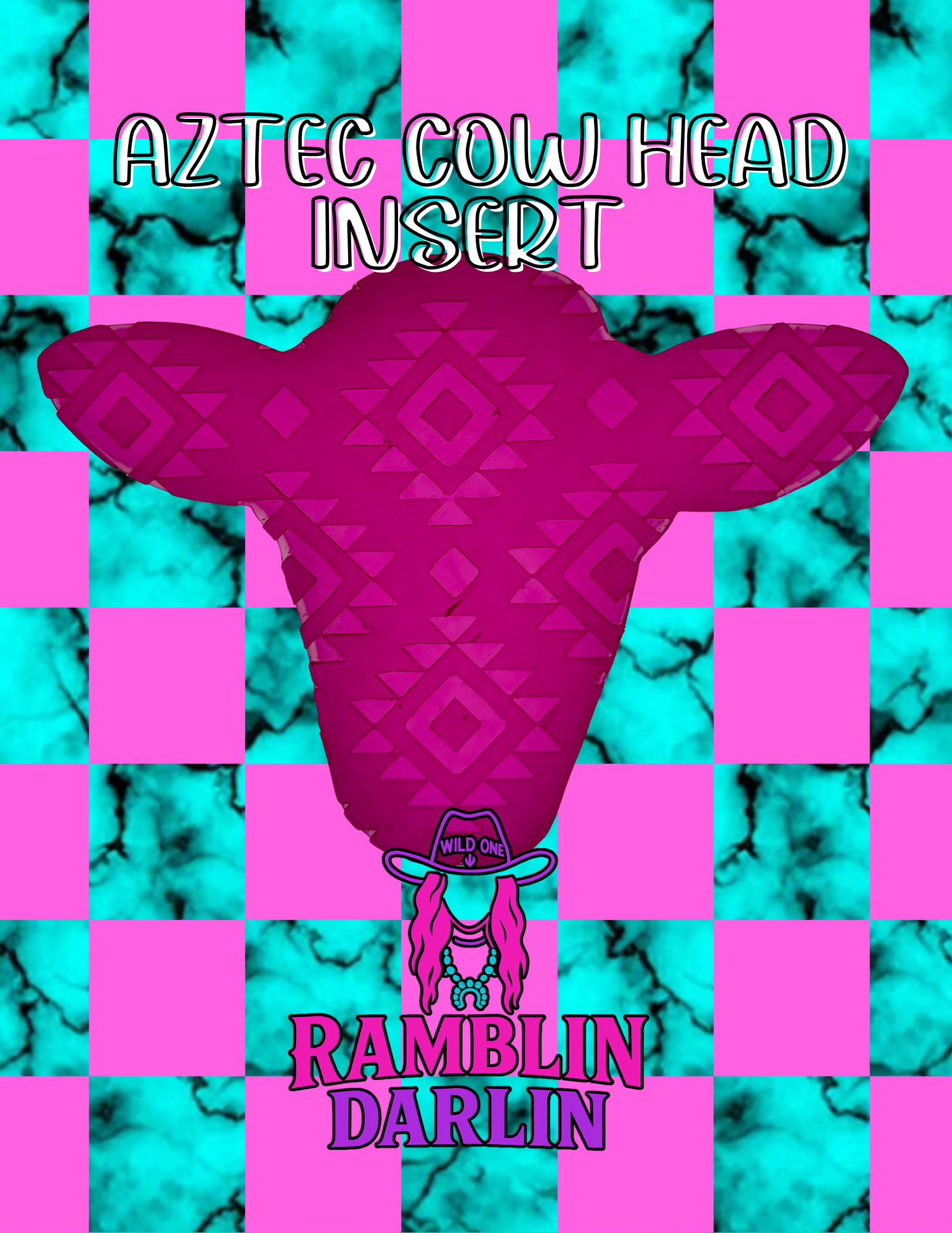 Plain Cow Head Insert Mold – Ramblin Darlin