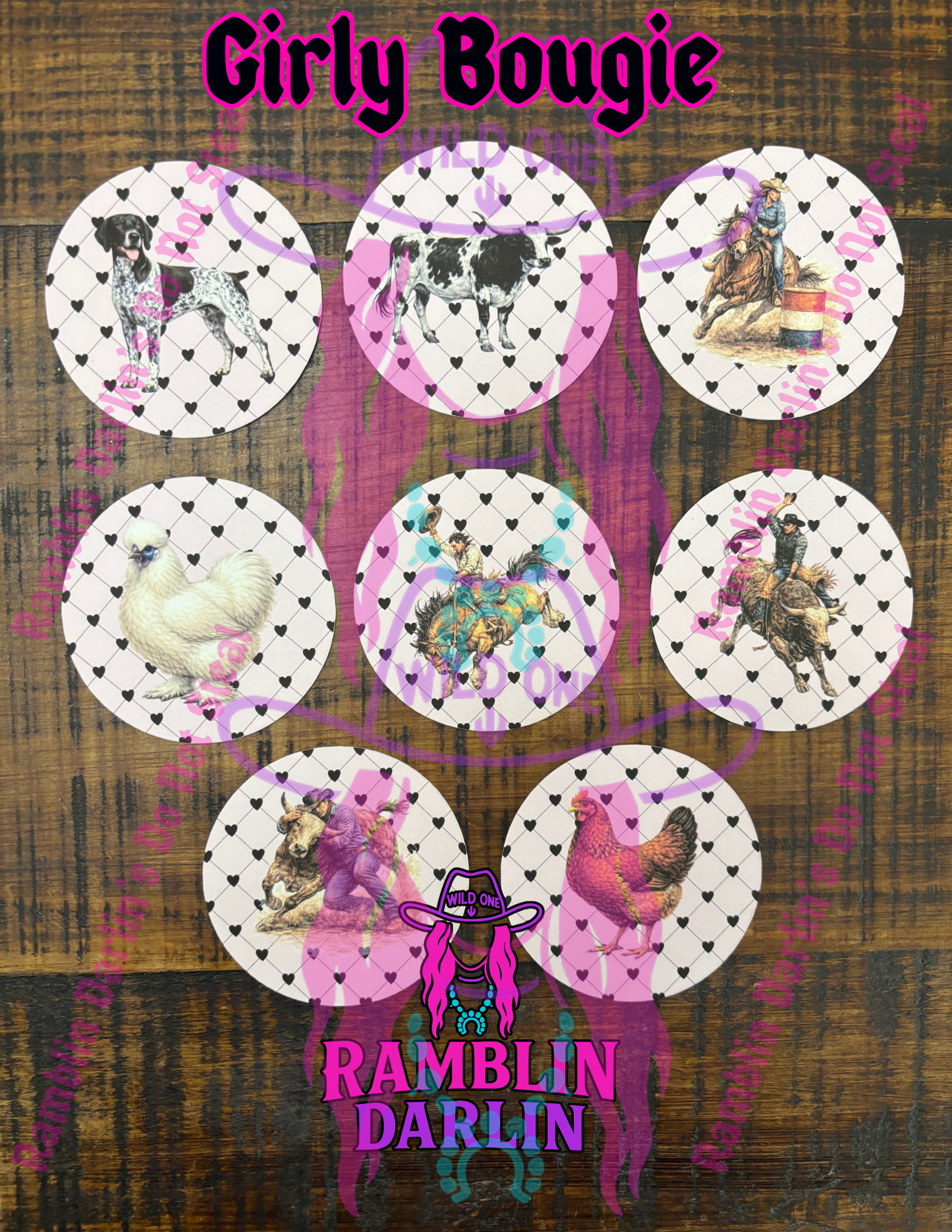 Round/Circle Cardstock Random (10pk)
