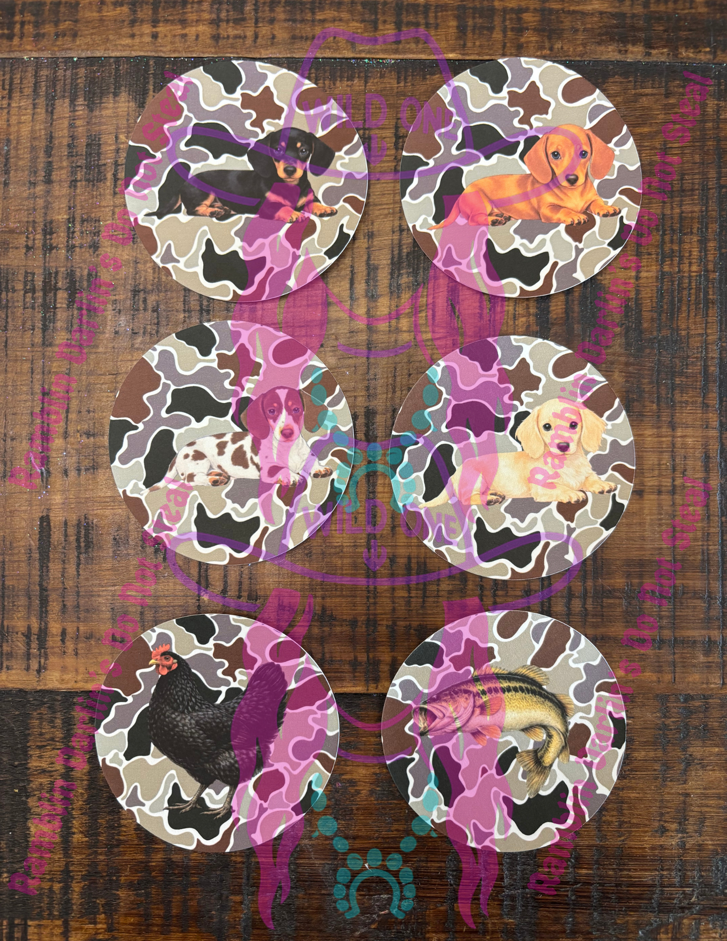 Round/Circle Cardstock Random (10pk)