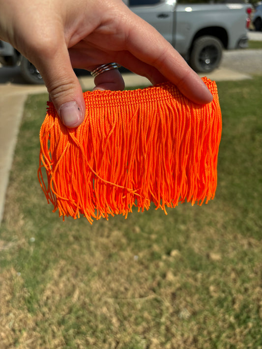 Orange 4” Fringe