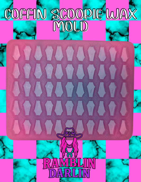 Coffin Scoopies Wax Melt Mold