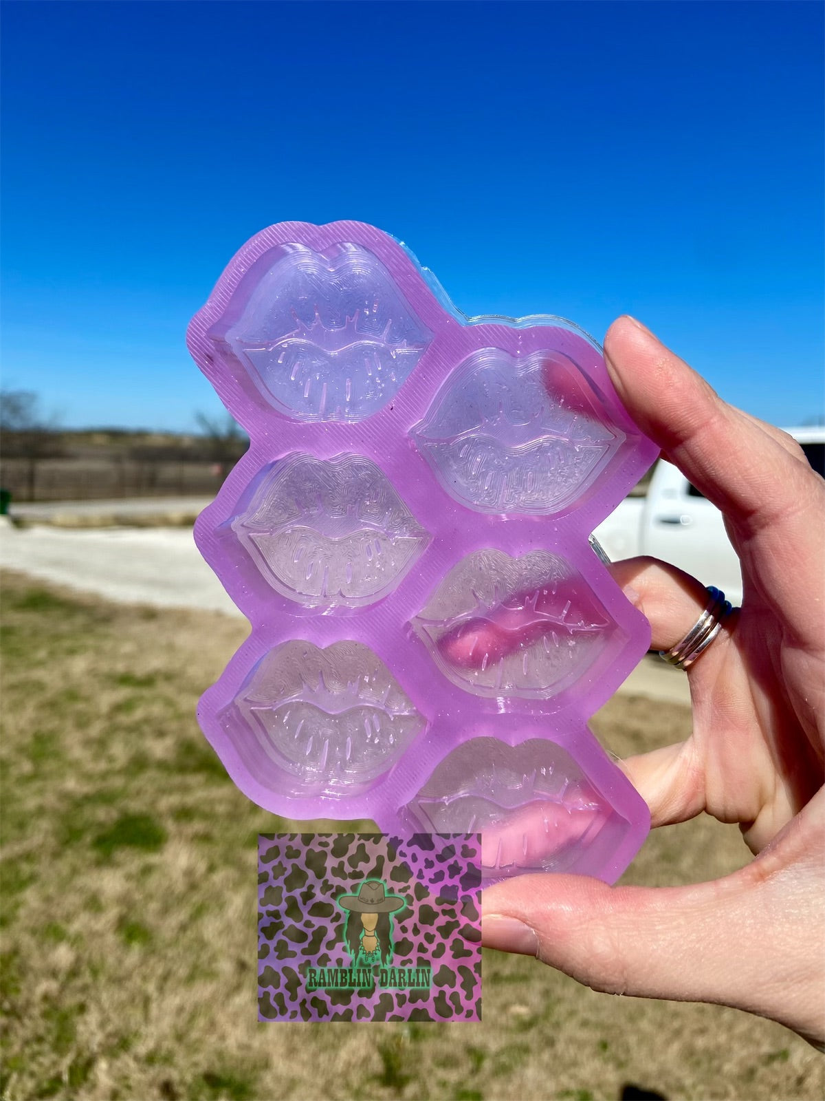 Lips Wax Melt Mold