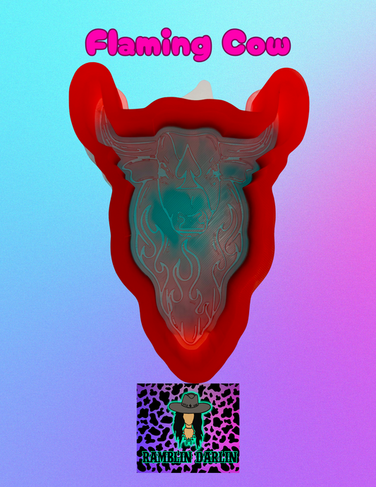 Flaming Cow Mold