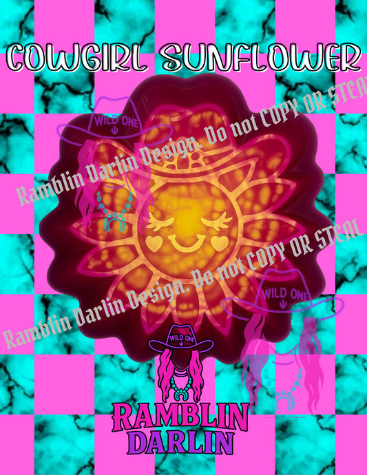 Cowgirl Sunflower Mold