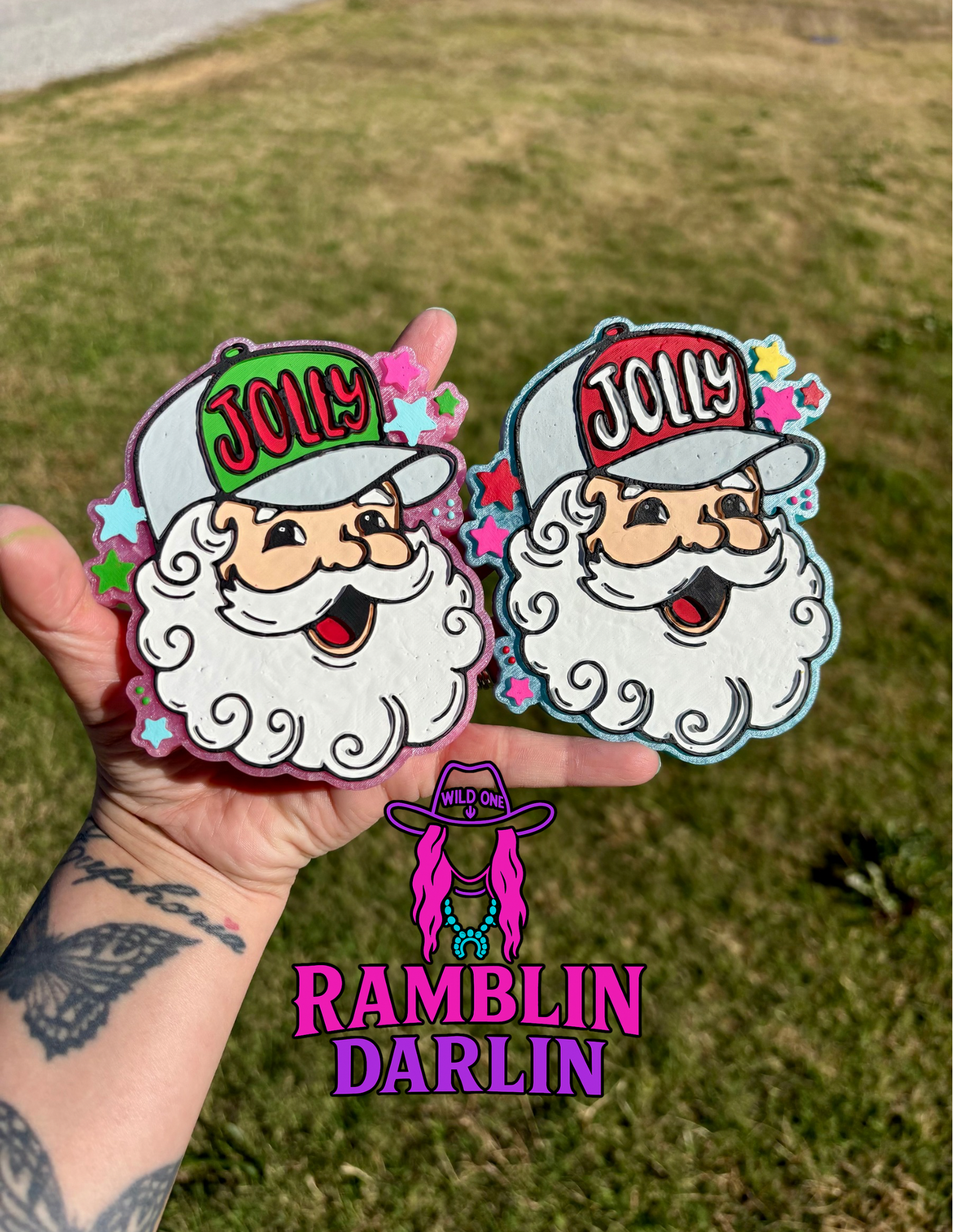 Jolly Trucker Hat Santa Mold