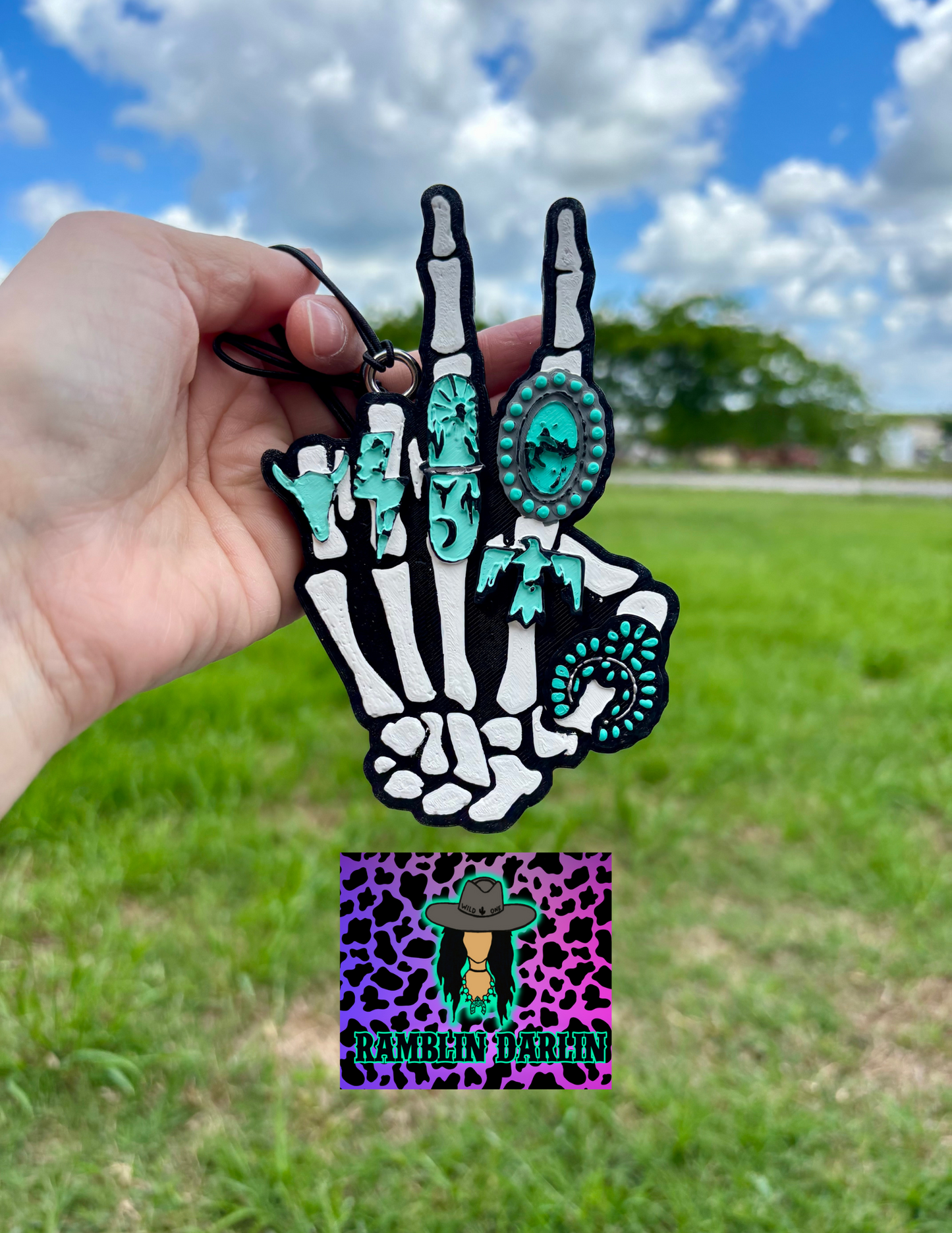 Western Skeleton Hand Mold