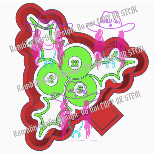 Pool Ball Holly STL files