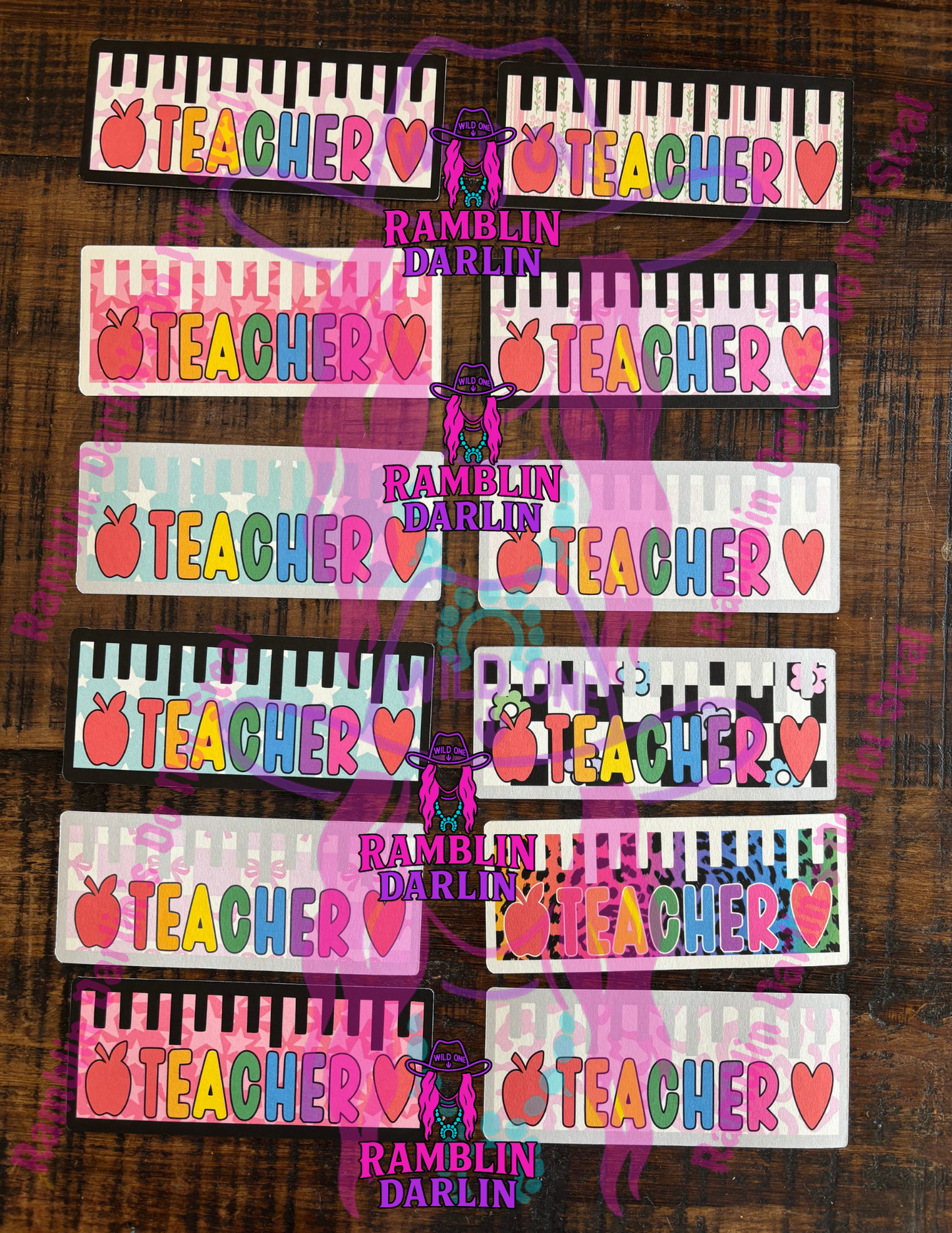 Teacher Ruler Cardstock (10pk)