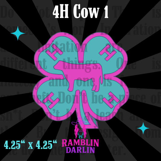 4H Cow 1 Mold