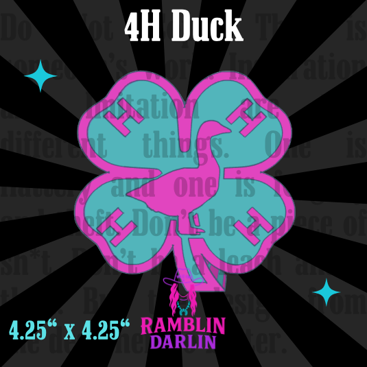 4H Duck Mold