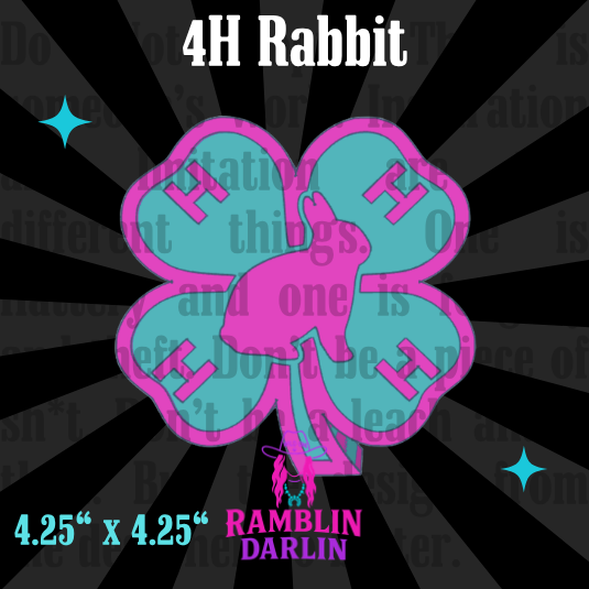 4H Rabbit Mold