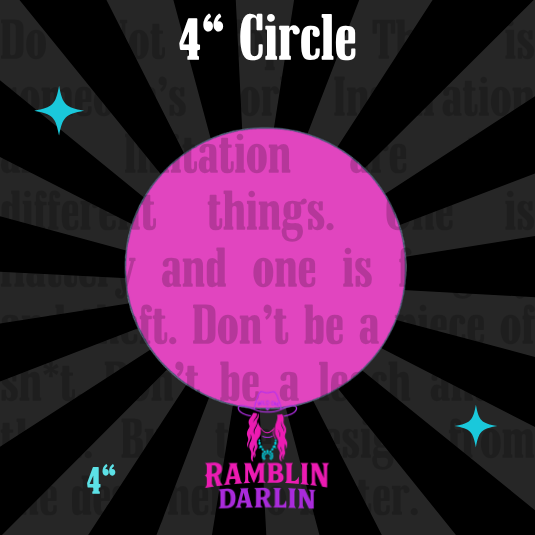 4 inch Circle Mold