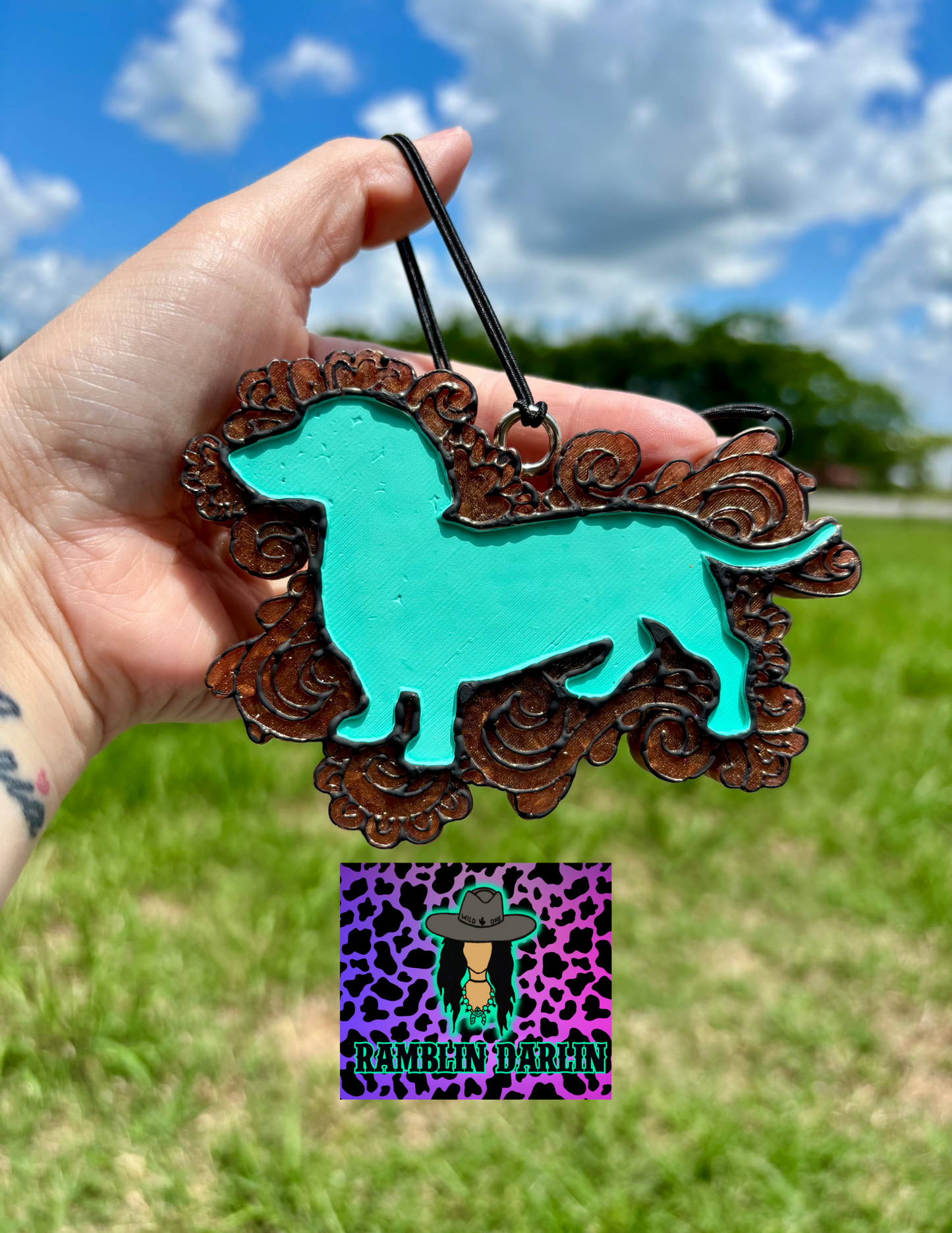 Tooled Dachshund Mold