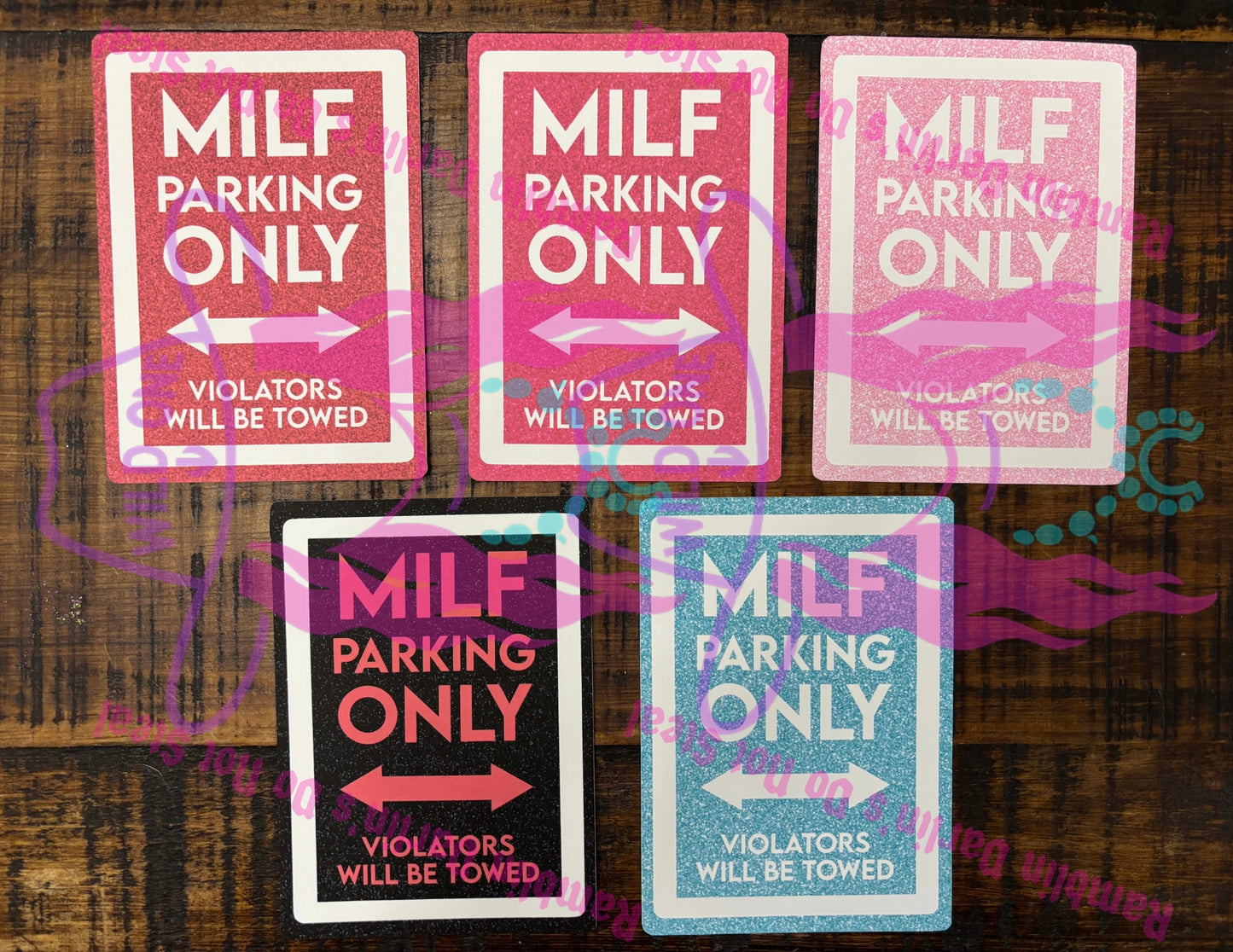Parking Sign for Framed Rectangle Cardstock (5pk)