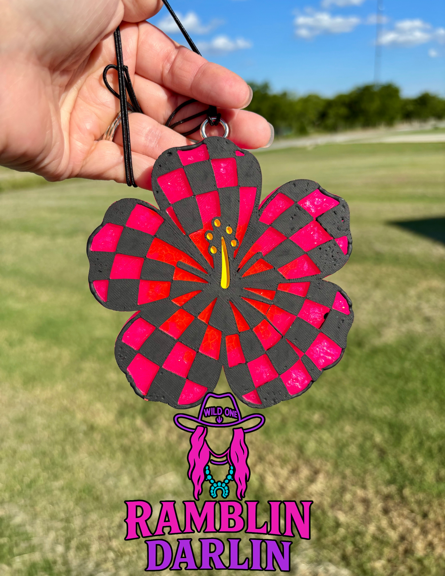 Checkered Hibiscus Mold