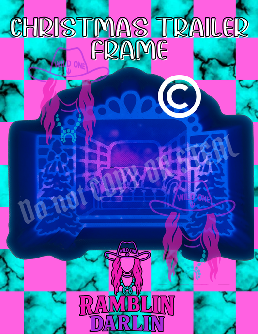 Christmas Trailer Frame Mold ©️