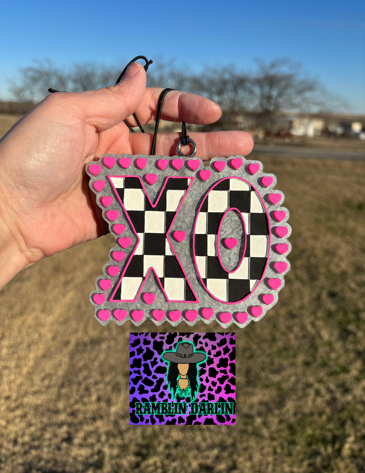 Checkered XO Jewelry 1 Mold ©️