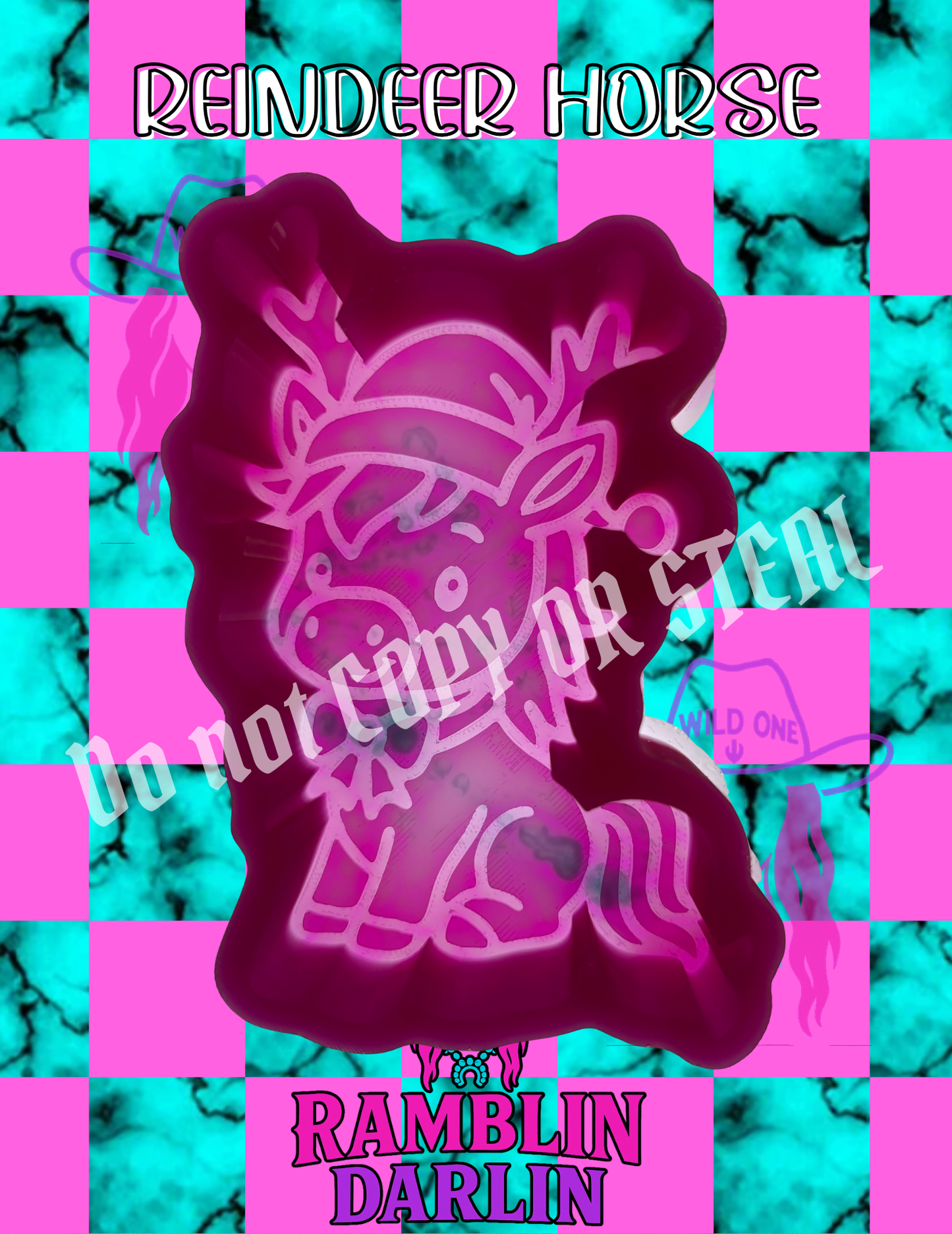 Reindeer Horse Mold ©️