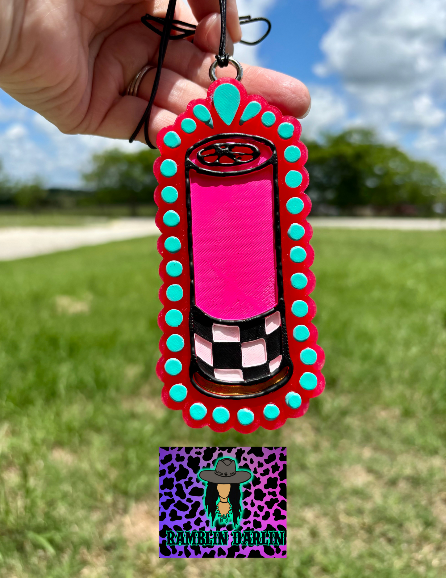 Checkered Shotgun Shell Jewelry Mold ©️