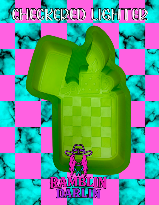 Checkered Lighter Mold