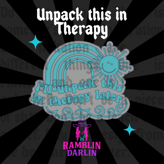 Unpack in Therapy Mold