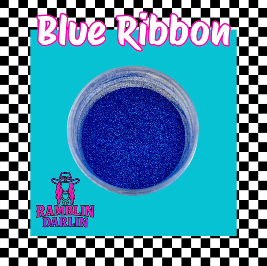 Blue Ribbon Holographic Glitter Dust