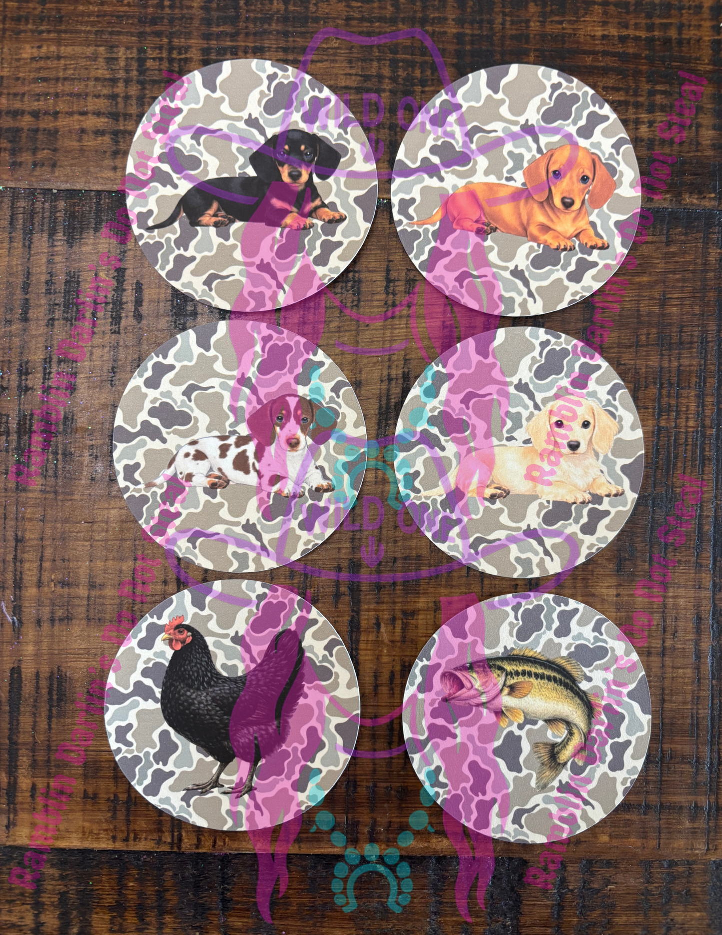 Round/Circle Cardstock Random (10pk)