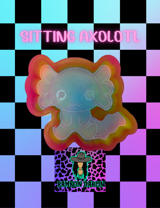 Sitting Axolotl Mold